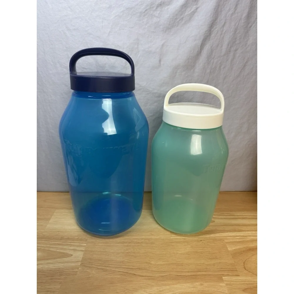 Tupperware Universal Jars 4.5L & 3L  XL Set of 2 with Handles New
